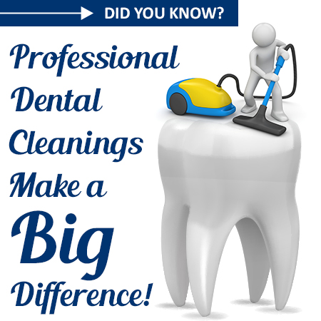 Professional Dental Cleanings Make a Big Difference